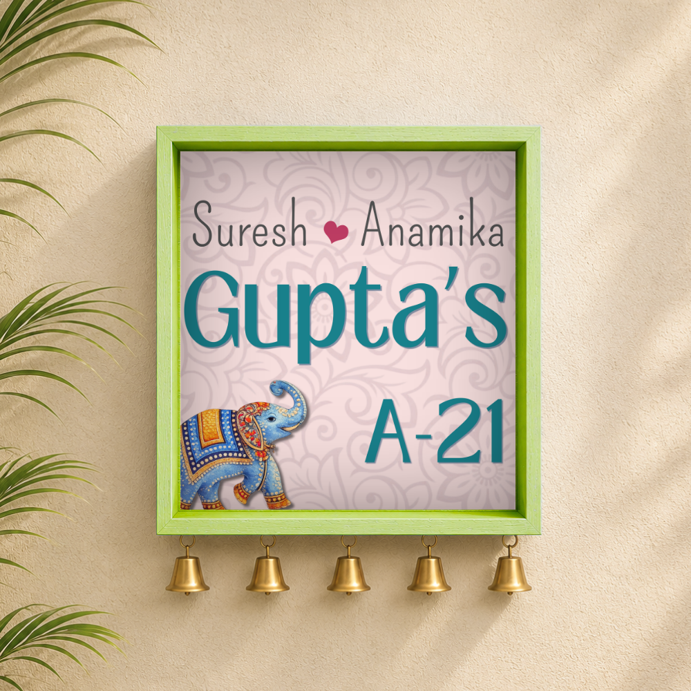 Craftpur Customized Wooden Name Plate