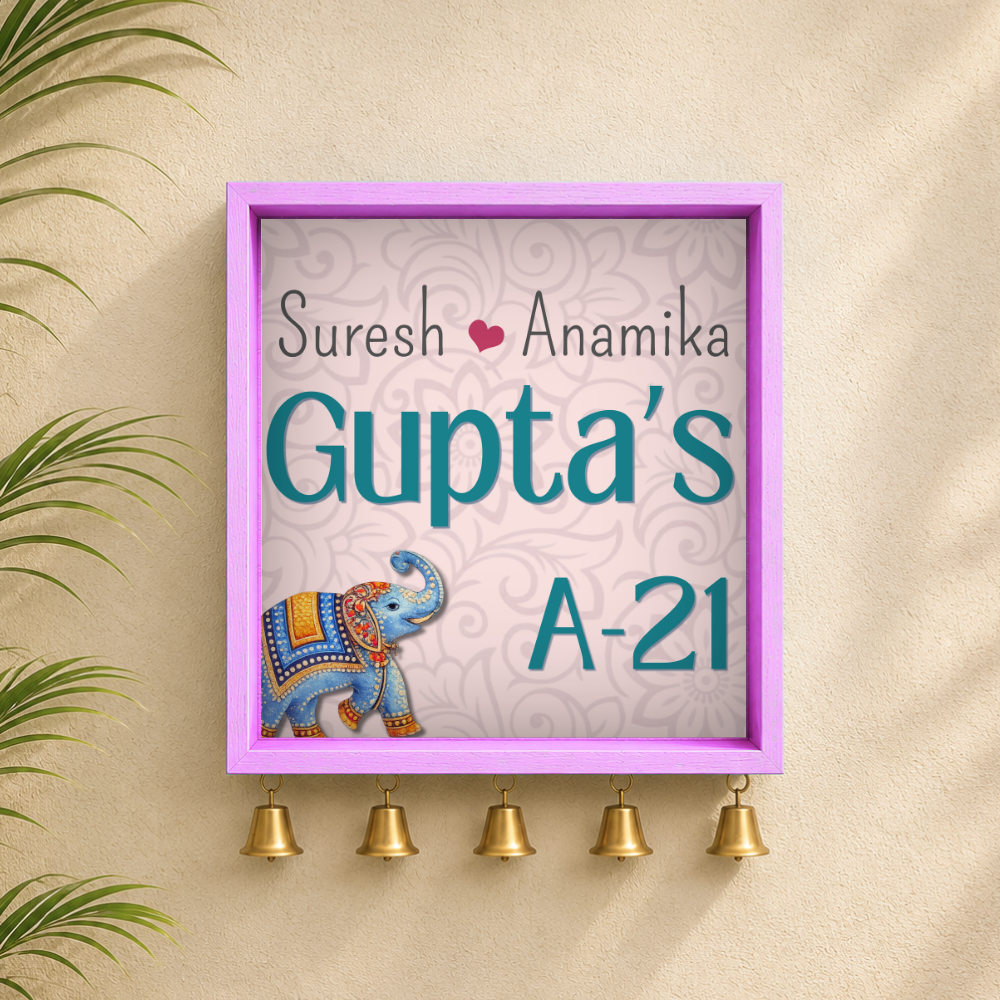 Craftpur Customized Wooden Name Plate