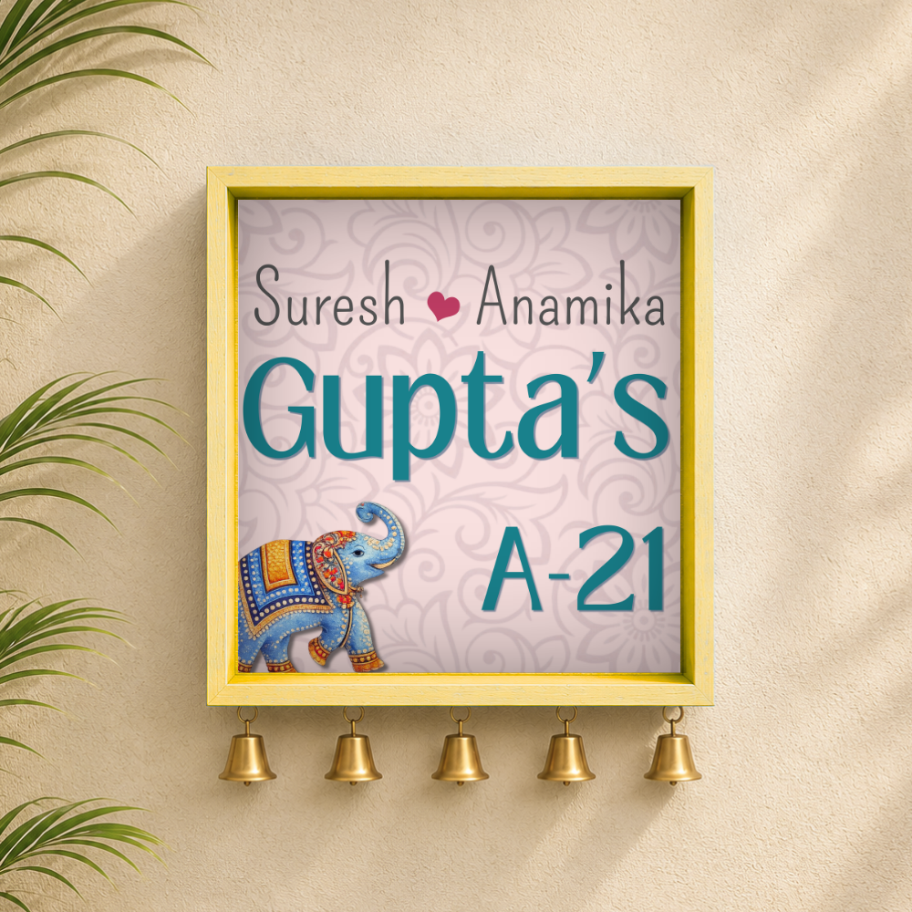 Craftpur Customized Wooden Name Plate