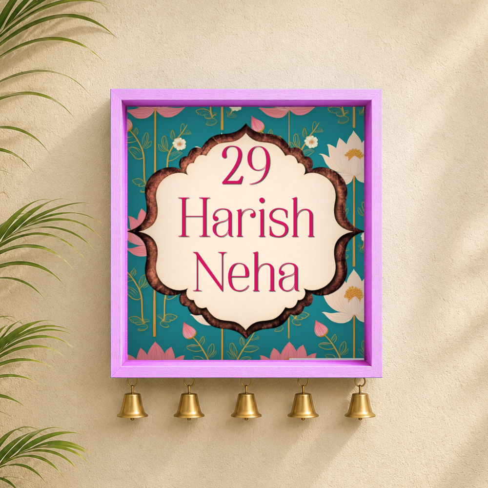 Craftpur Customized Wooden Name Plate