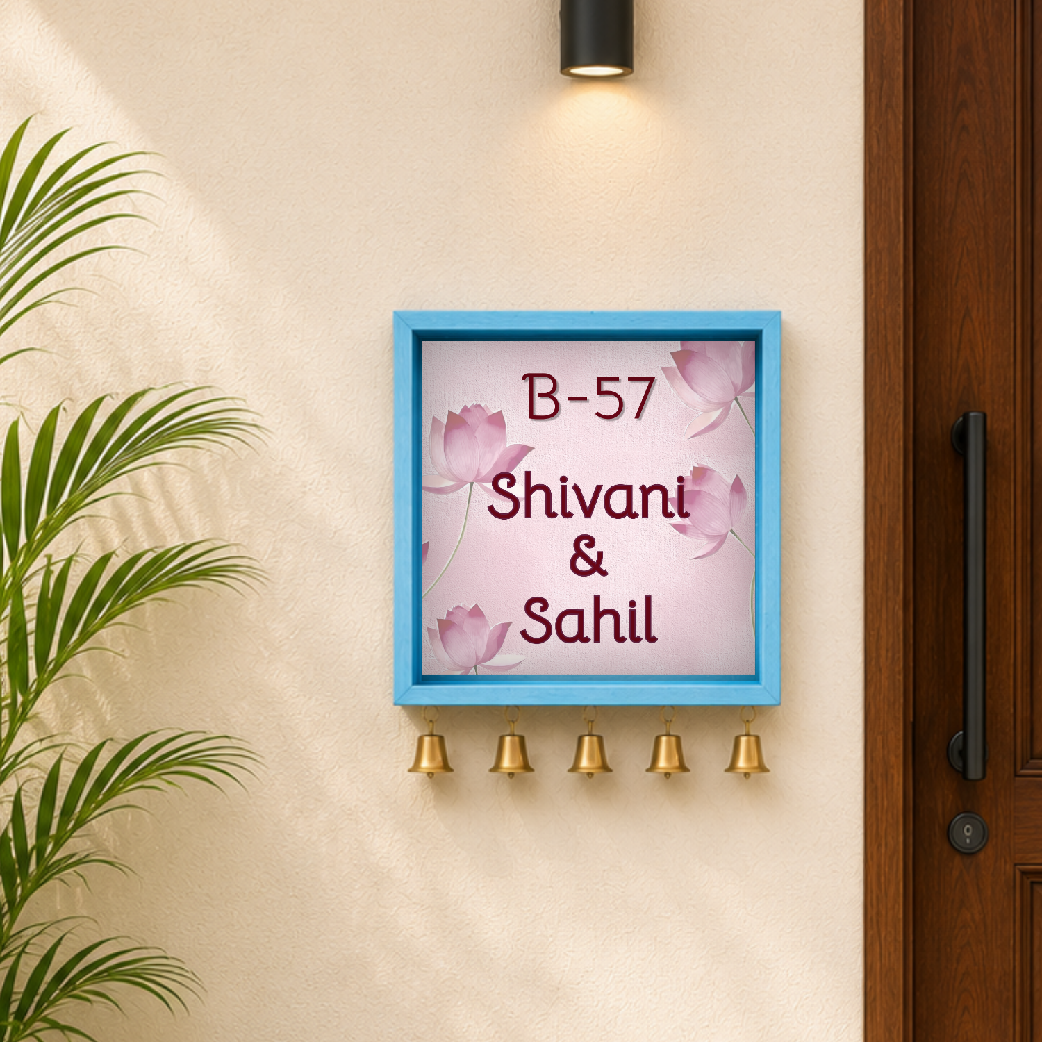 Craftpur Customized Wooden Name Plate