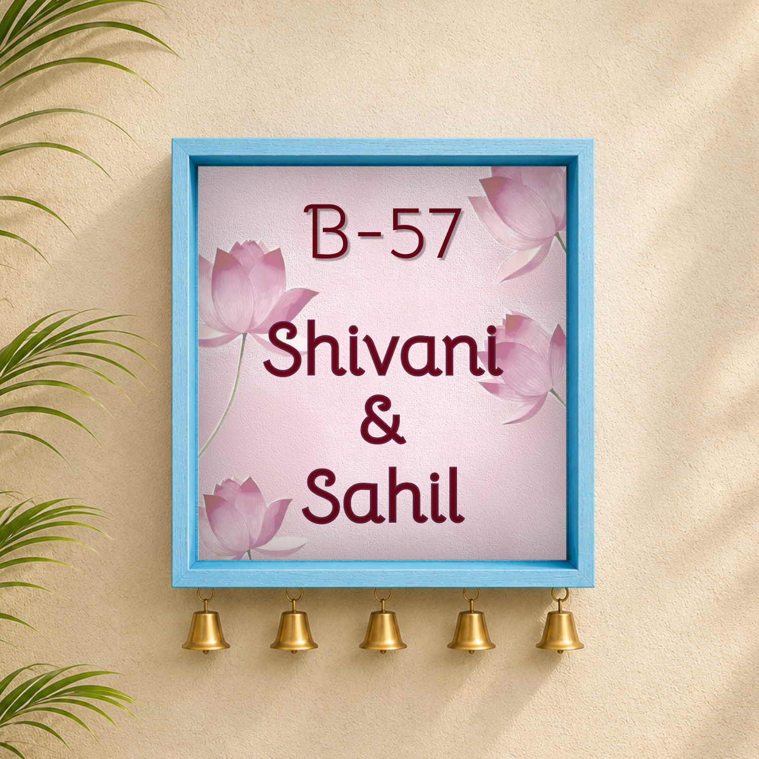 Craftpur Customized Wooden Name Plate