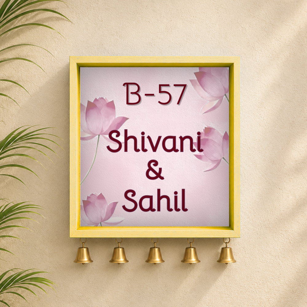 Craftpur Customized Wooden Name Plate