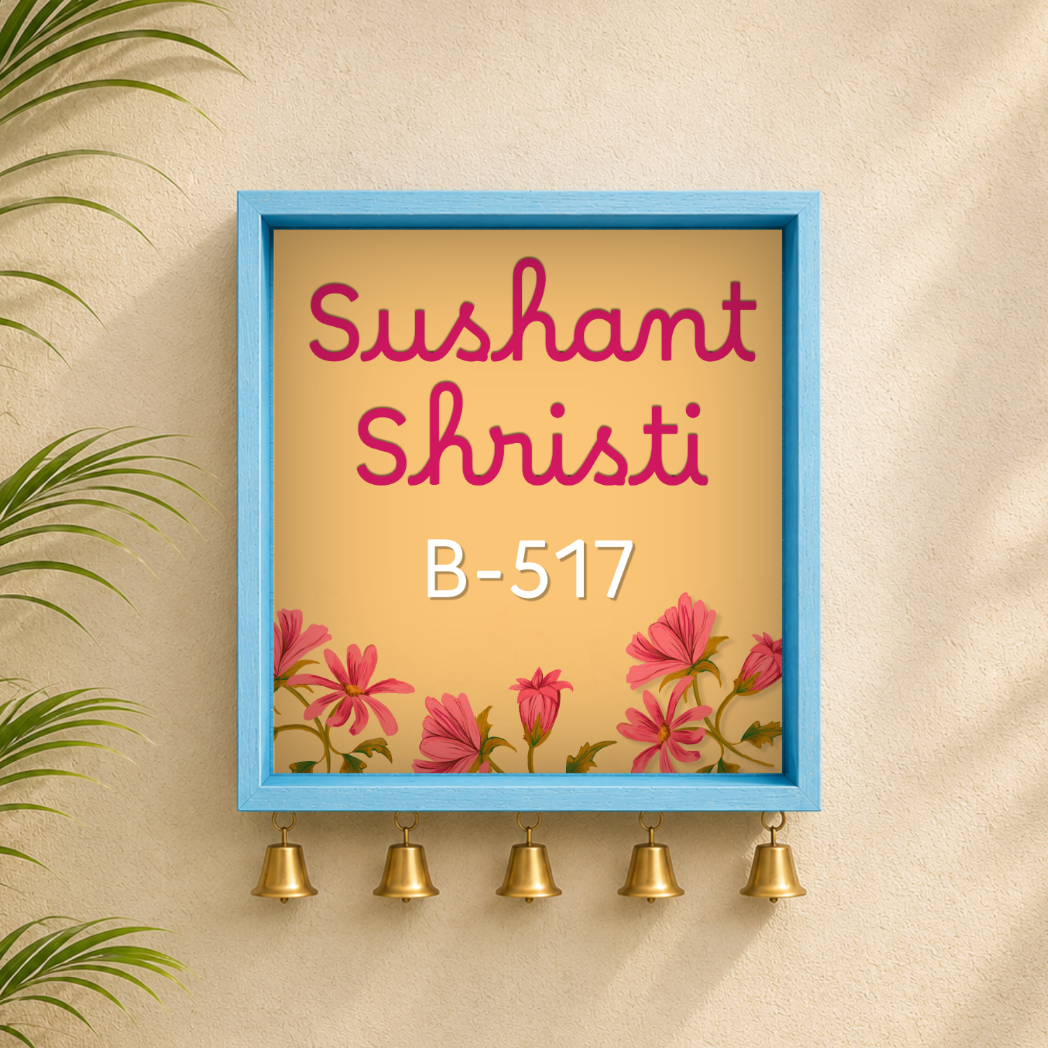 Craftpur Customized Wooden Name Plate