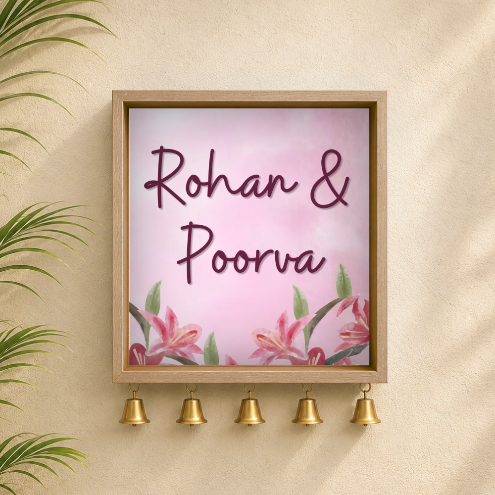 Craftpur Customized Wooden Name Plate