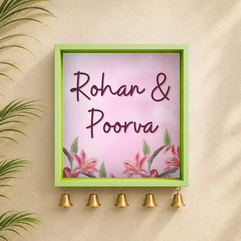 Craftpur Customized Wooden Name Plate