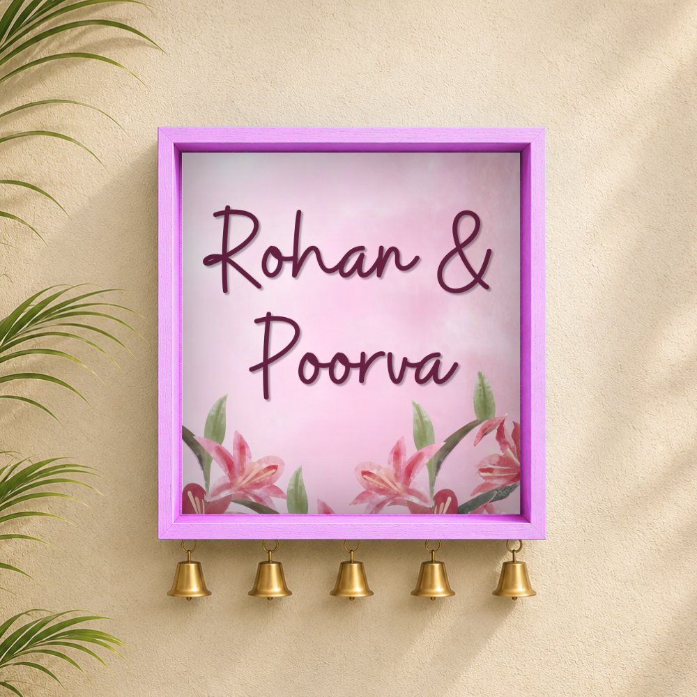 Craftpur Customized Wooden Name Plate