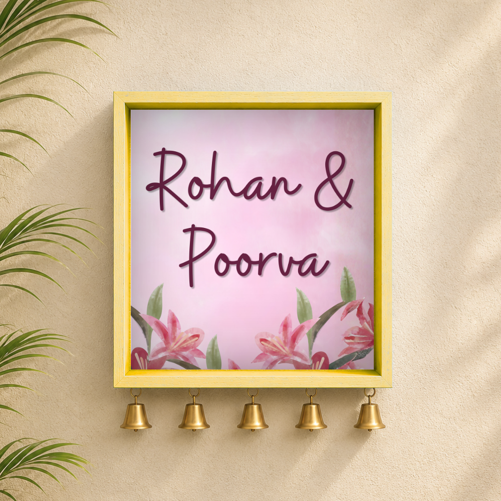 Craftpur Customized Wooden Name Plate