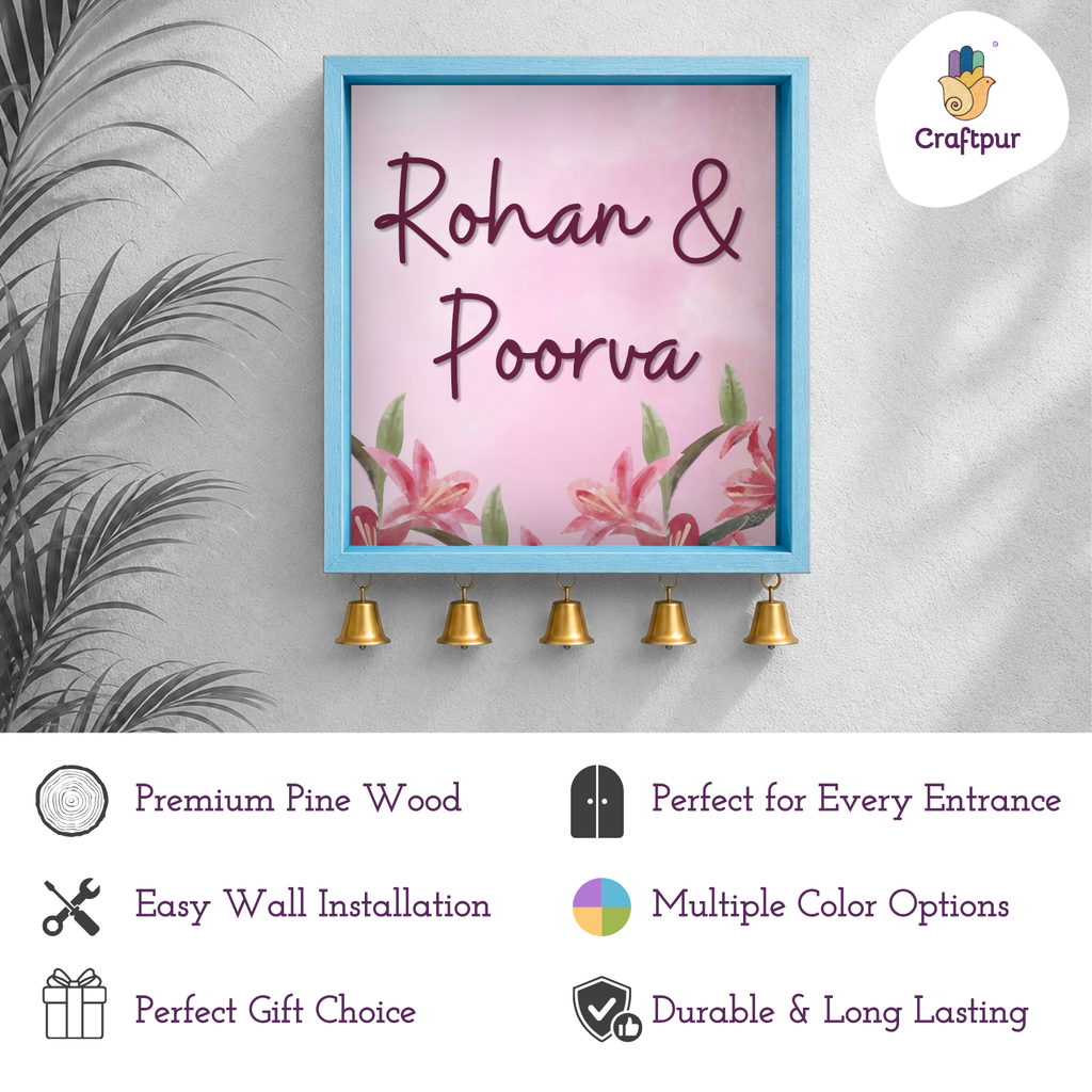 Craftpur Customized Wooden Name Plate