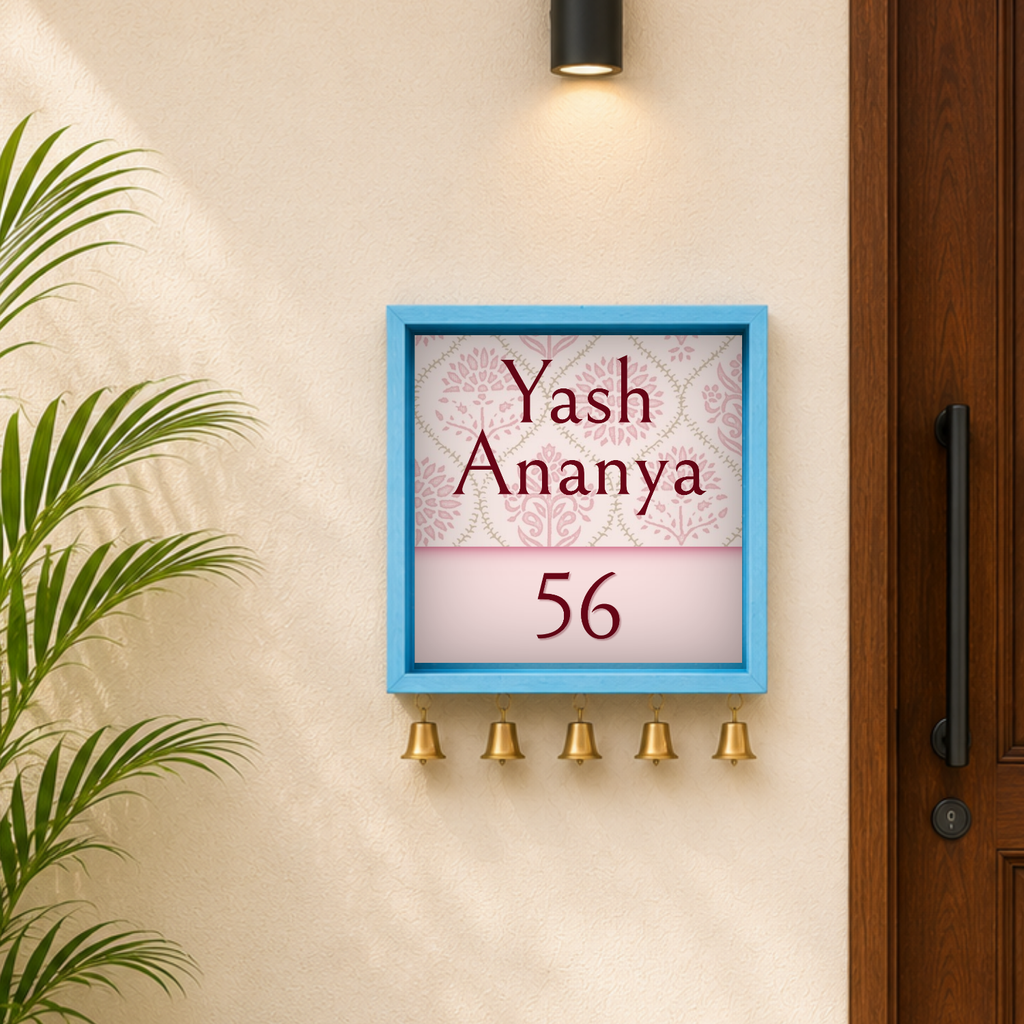 Craftpur Customized Wooden Name Plate