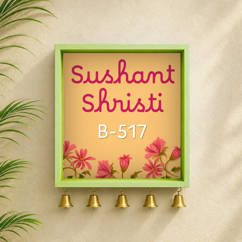 Craftpur Customized Wooden Name Plate