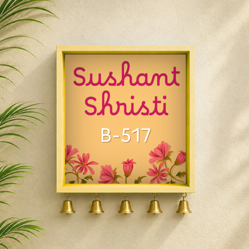 Craftpur Customized Wooden Name Plate