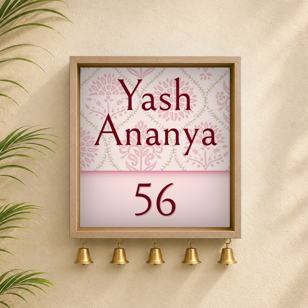 Craftpur Customized Wooden Name Plate