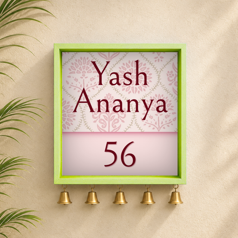 Craftpur Customized Wooden Name Plate