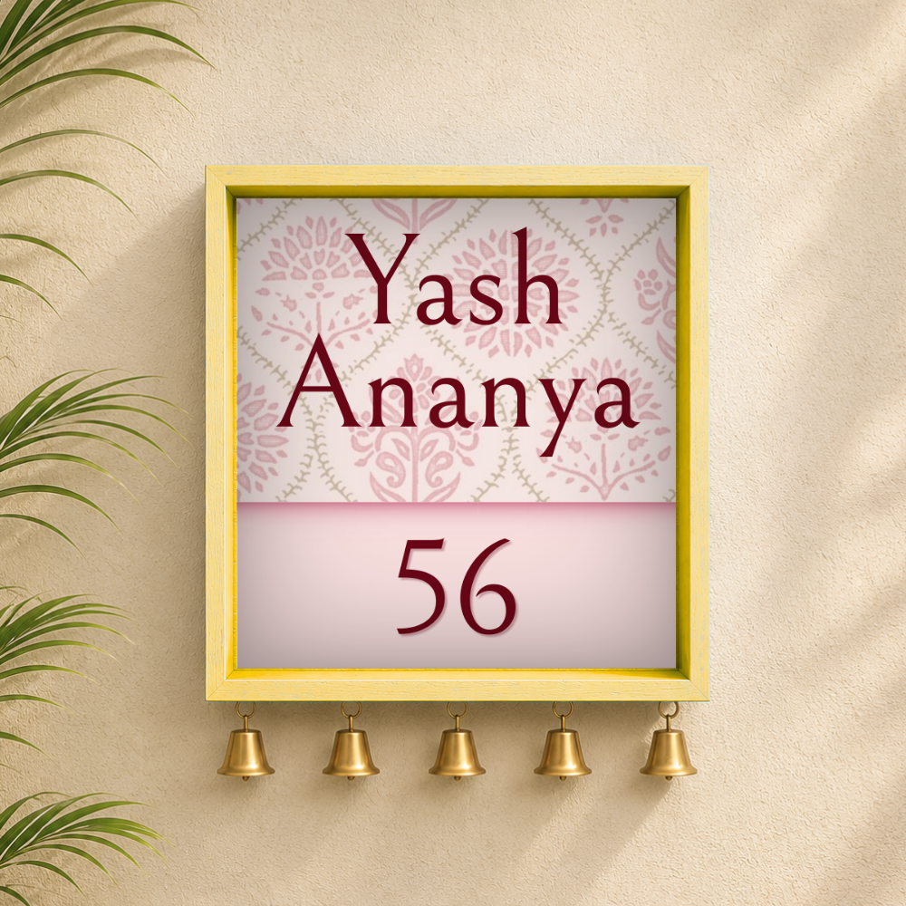 Craftpur Customized Wooden Name Plate