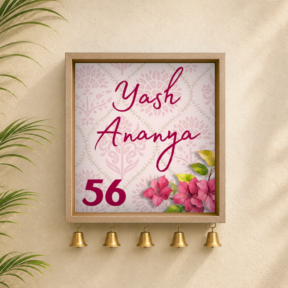 Craftpur Customized Wooden Name Plate