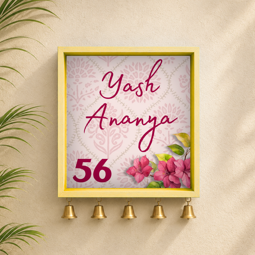 Craftpur Customized Wooden Name Plate