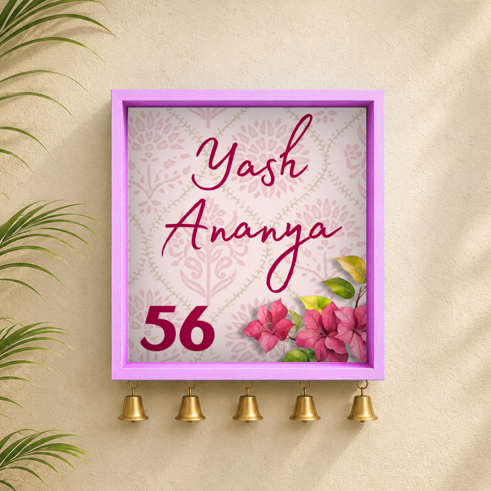 Craftpur Customized Wooden Name Plate