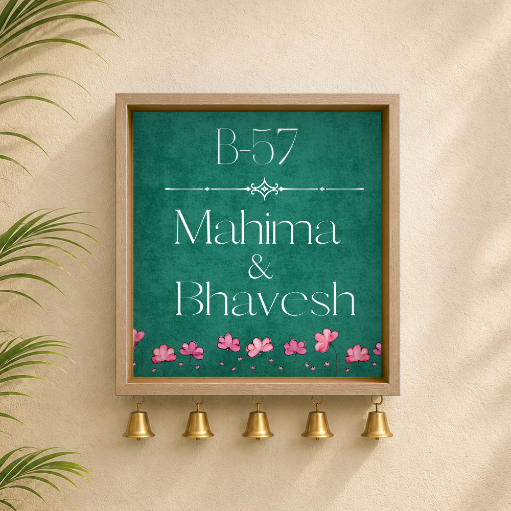 Craftpur Customized Wooden Name Plate