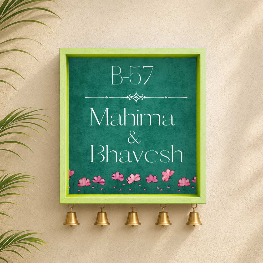 Craftpur Customized Wooden Name Plate