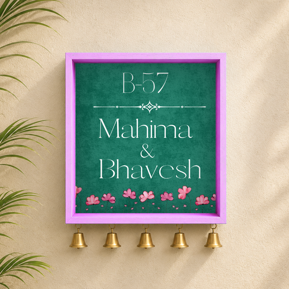 Craftpur Customized Wooden Name Plate