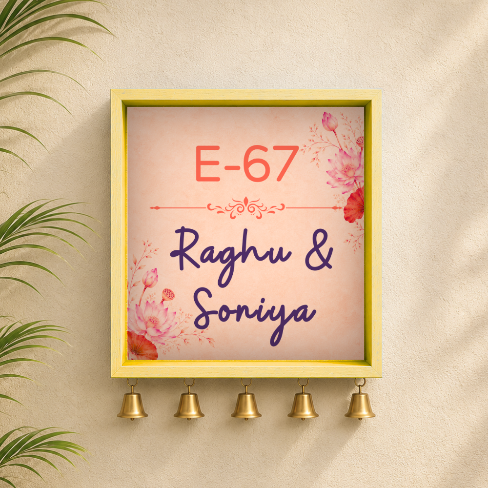Craftpur Wooden Customized Name Plate