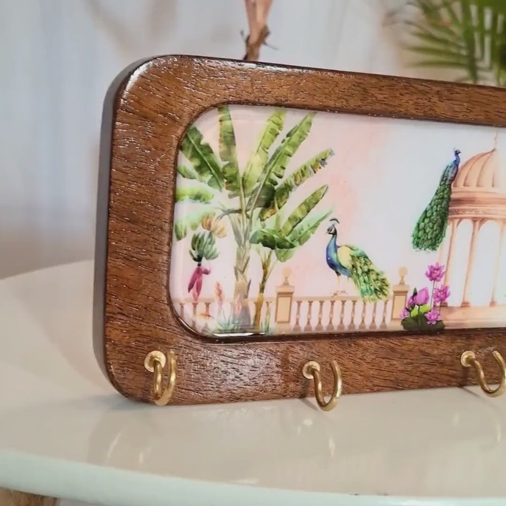 Peacock Garden  Keyholder